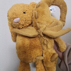 Jellycat bunny and golden dragon